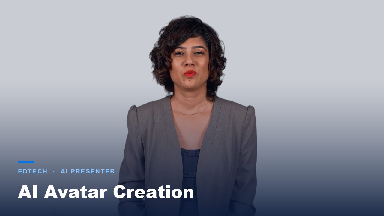 Title frame for AI Avatar Creation