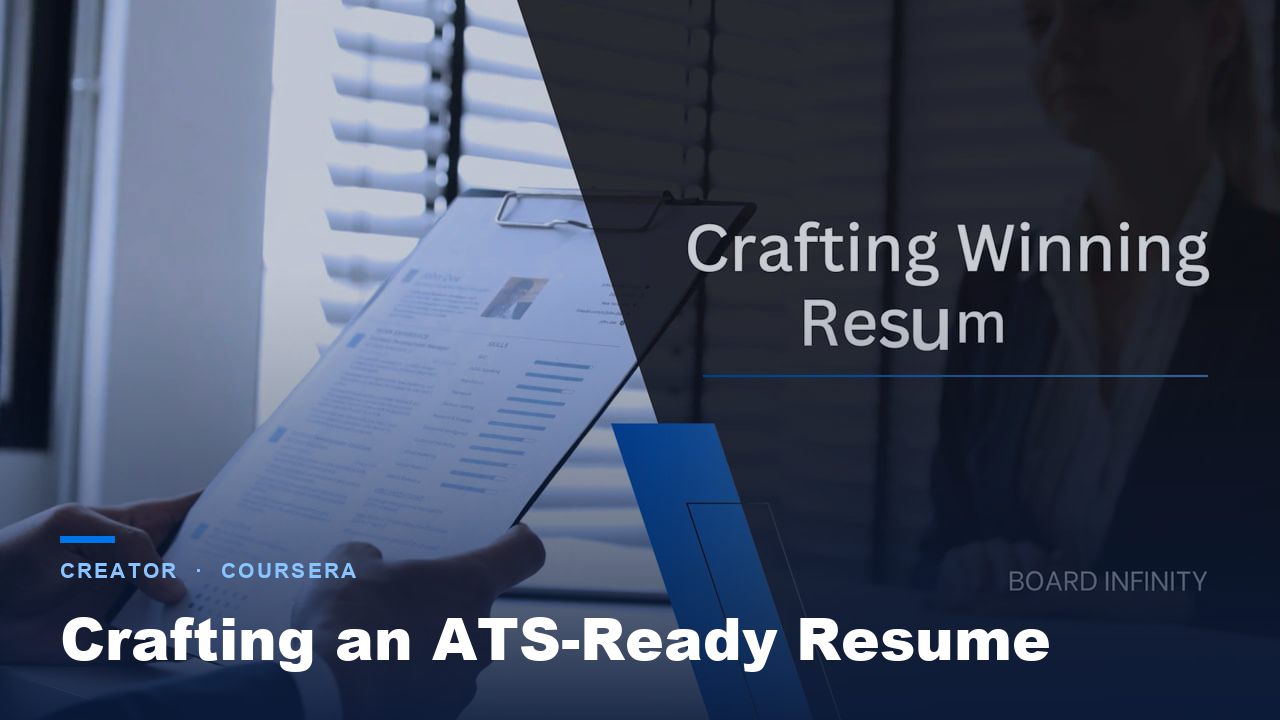 Title frame for Crafting an ATS-Ready Resume